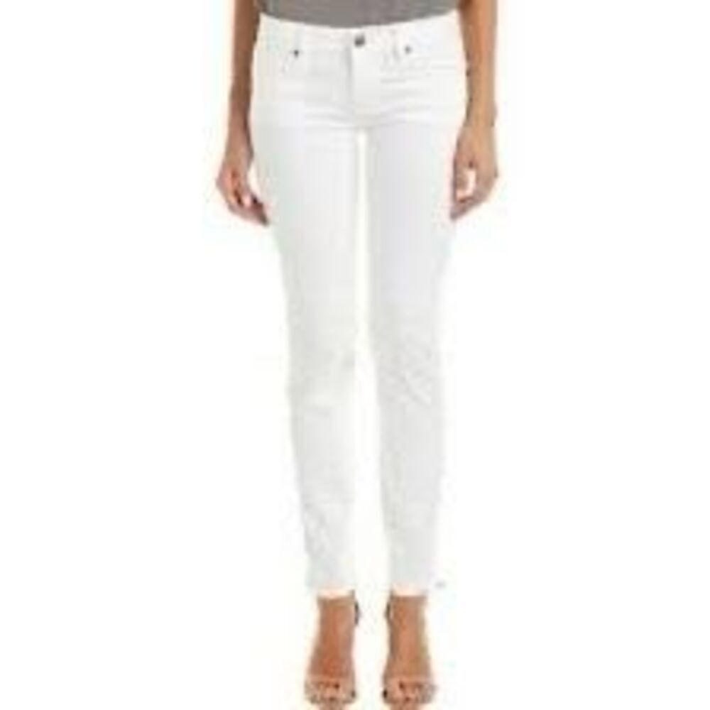 CAbi Slim White Skinny Jeans